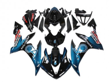 Acheter Carénages Moto Yamaha YZF R1 2004-2006 - Bleu Sarcelle Noir Brillant Rouge Petronas ENEOS