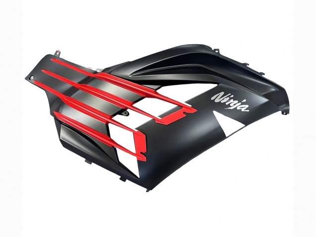 Carénages Moto Kawasaki ZX14R ZZR1400 2012-2024 - Noir Mat Rouge Blanc Ninja
