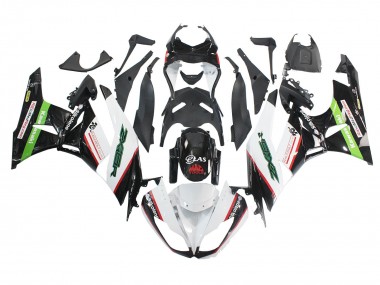 Acheter Carénages Moto Kawasaki ZX6R 2009-2012 - Blanc Rouge Noir Vert