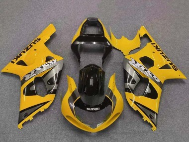 Acheter Carénage Moto Suzuki GSXR 600 / GSXR 750 2001-2003 - Jaune Gris Noir Brillant