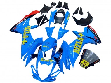 Acheter Carénages Moto Suzuki GSXR 600 / GSXR 750 2011-2024 - Bleu Or Rouge Noir Rizla