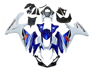 Acheter Carénage Moto Suzuki GSXR 600 / GSXR 750 2011-2024 - Blanc Bleu Rouge