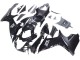 Carénages Moto Suzuki GSXR 600 / GSXR 750 2011-2024 - Noir Brillant Noir Mat Blanc Décalque