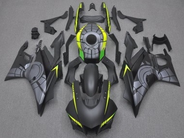 Acheter Carénages Moto Yamaha YZF R3/R25 2022-2024 - Noir Mat Gris Jaune Vert