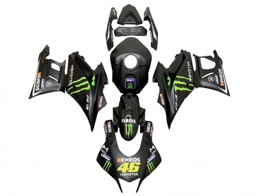 Acheter Carénages Moto Yamaha YZF R3/R25 2022-2024 - Noir Vert Monstre ENEOS 46