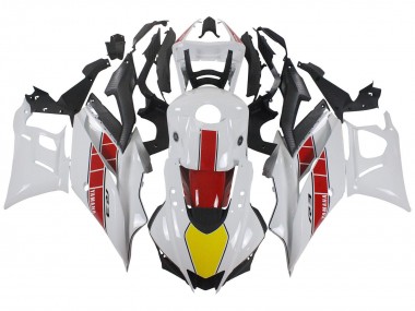 Acheter Carénages Moto Yamaha YZF R3/R25 2022-2024 - Blanc Rouge Jaune Noir