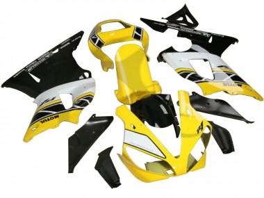 Acheter Carénages Moto Yamaha YZF R3/R25 2022-2024 - Jaune Blanc Noir Motul