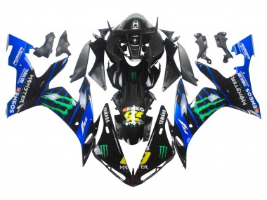 Acheter Carénages Moto Yamaha YZF 1000 R1 2004-2006 - Bleu Noir Jaune Vert Monstre Yamalube ENEOS 69