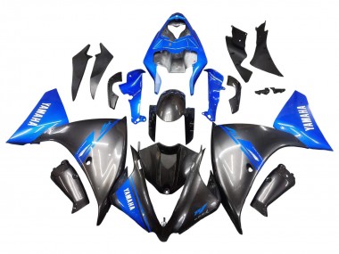 Acheter Carénages Moto Yamaha YZF 1000 R1 2012-2014 - Bleu Noir Brillant