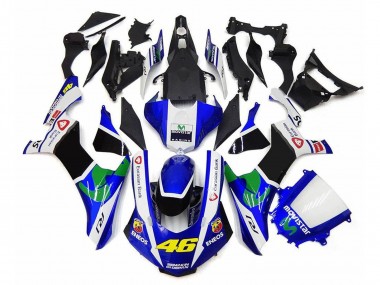 Acheter Carénages Moto Yamaha YZF 1000 R1 2020-2025 - Blanc Bleu Vert Noir MoviStar ENEOS Semakin Didepan 46
