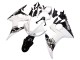 Carénages Moto Yamaha YZF 600 R6 2005 - Blanc Noir