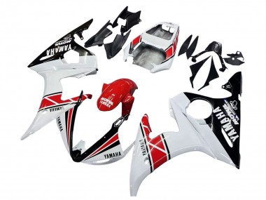 Acheter Carénages Moto Yamaha YZF 600 R6 2005 - Blanc Noir Rouge Motul