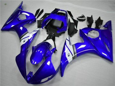 Acheter Carénages Moto Yamaha YZF 600 R6 2005 - Bleu Blanc