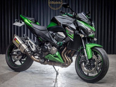 Acheter Carénages Moto Kawasaki Z800 2013-2018 - Vert Noir Brillant