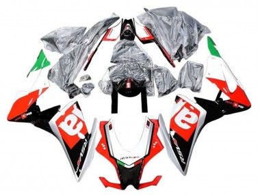 Acheter Carénages Moto Aprilia RSV4 1000 2016-2020 - Rouge Noir Argent Vert