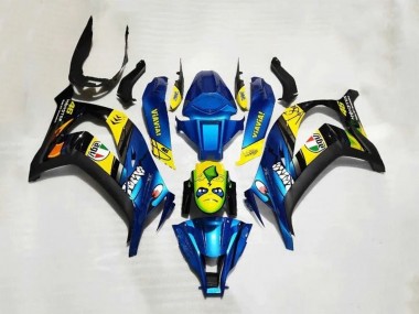 Acheter Carénages Moto Kawasaki ZX10R 2016-2020 - Bleu Jaune Requin