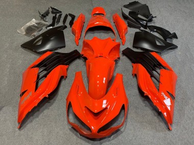 Acheter Carénages Moto Kawasaki ZX14R ZZR1400 2006-2011 - Rouge Noir Mat