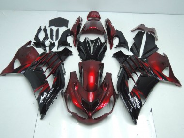 Acheter Carénage Moto Kawasaki ZX14R ZZR1400 2012-2024 - Rouge Noir Brillant Blanc Ninja