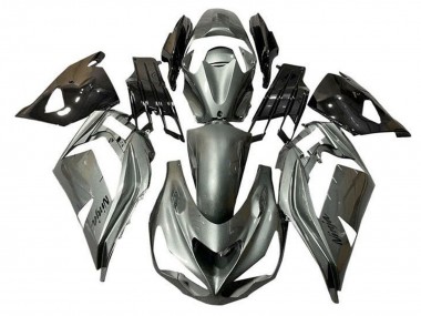 Acheter Carénages Moto Kawasaki ZX14R ZZR1400 2012-2024 - Argent Métallisé Noir