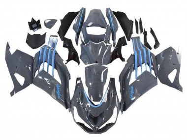 Acheter Carénages Moto Kawasaki ZX14R ZZR1400 2012-2024 - Nardo Gris Bleu