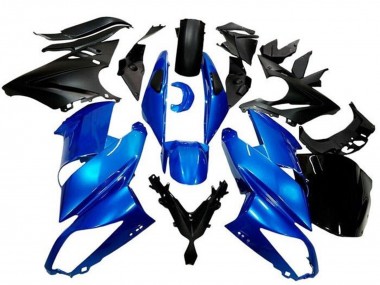 Acheter Carénages Moto Kawasaki Ninja 650 EX650 2009-2011 - Bleu Noir Mat