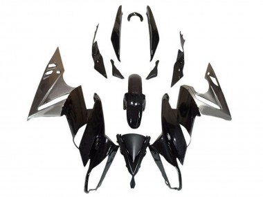 Acheter Carénages Moto Kawasaki Ninja 650 EX650 2009-2011 - Noir Brillant Argent