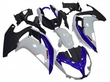 Acheter Carénages Moto Kawasaki Ninja 650 EX650 2012-2016 - Blanc Bleu Noir Mat