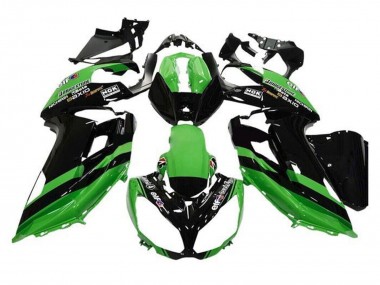 Acheter Carénages Moto Kawasaki Ninja 650 EX650 2012-2016 - Vert Noir Bande