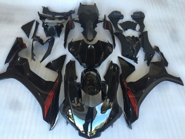 Acheter Carénages Moto Yamaha YZF R1 2015-2019 - Noir Brillant Rouge
