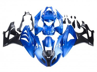 Acheter Carénage Moto BMW S1000RR 2009-2014 - Bleu Noir Brillant
