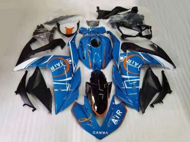 Acheter Carénages Moto Yamaha YZF R3 2015-2018 - Bleu Blanc Noir Orange