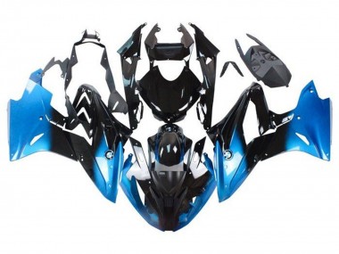 Acheter Carénages Moto BMW S1000RR 2015-2016 - Bleu Noir Brillant
