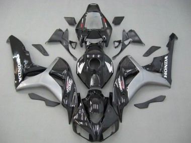 Acheter Carénage Moto Honda CBR1000RR 2006-2007 - Argent Noir Brillant
