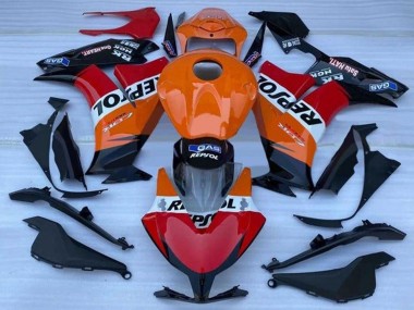 Acheter Carénage Moto Honda CBR1000RR 2012-2016 - Orange Blanc Rouge Noir Brillant Repsol