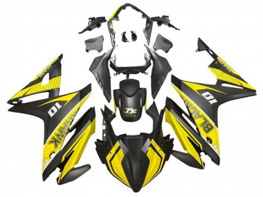 Acheter Carénages Moto Honda CBR500R 2016-2018 - Jaune Noir Mat