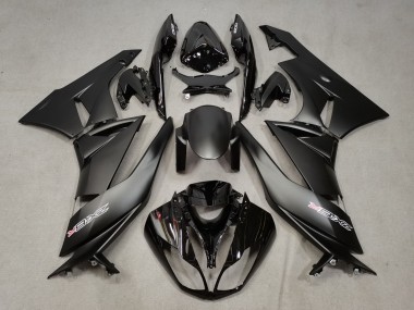 Acheter Carénages Moto Kawasaki ZX6R 2009-2012 - Noir Mat Noir Brillant Blanc Rouge