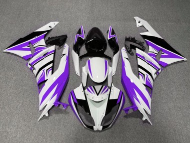 Acheter Carénages Moto Kawasaki ZX6R 2009-2012 - Blanc Violet Noir