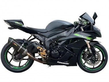 Acheter Carénages Moto Kawasaki ZX6R 2009-2012 - Noir Mat Vert