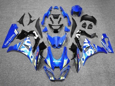 Acheter Carénages Moto Suzuki GSXR1000 2017-2024 - Bleu Blanc Ecstar