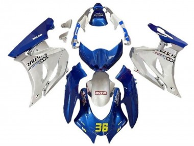 Acheter Carénages Moto Suzuki GSXR1000 2017-2024 - Bleu Argent Motul 36