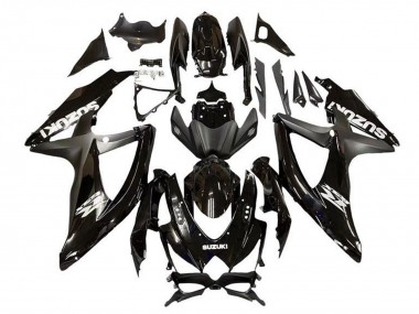 Acheter Carénage Moto Suzuki GSXR 600 / GSXR 750 2008-2010 - Noir Brillant Noir Mat