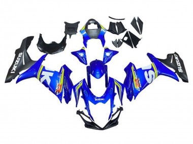 Acheter Carénages Moto Suzuki GSXR 600 / GSXR 750 2011-2024 - Blanc Bleu Jaune Noir