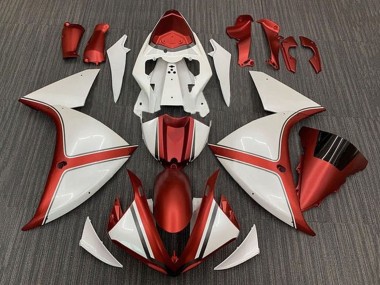 Acheter Carénage Moto Yamaha YZF 1000 R1 2009-2011 - Blanc Rouge