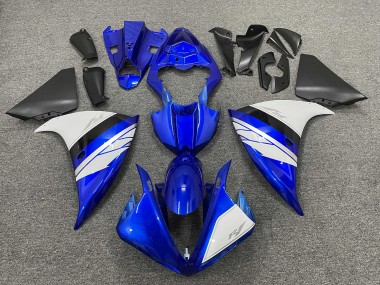 Acheter Carénages Moto Yamaha YZF 1000 R1 2012-2014 - Bleu Blanc Noir