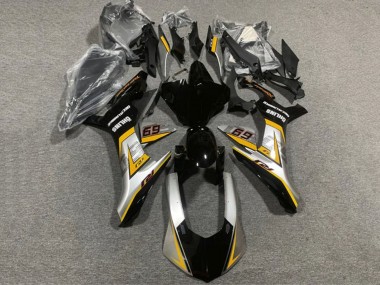 Acheter Carénages Moto Yamaha YZF 1000 R1 2020-2025 - Argent Jaune Noir Brillant
