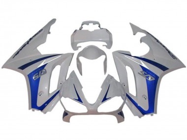 Acheter Carénages Moto Triumph Daytona 675 Triple 2009-2012 - Blanc Bleu