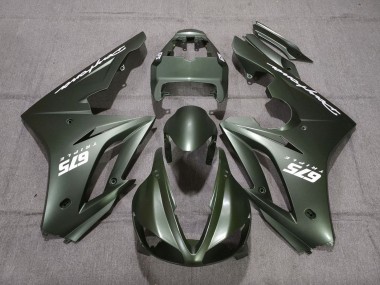 Acheter Carénages Moto Triumph Daytona 675 Triple 2009-2012 - Vert Mat Blanc