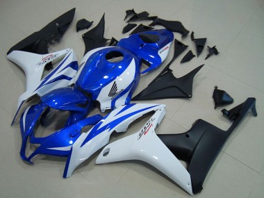 Acheter Carénages Moto Honda CBR600RR 2007-2008 - Blanc Bleu Noir Mat