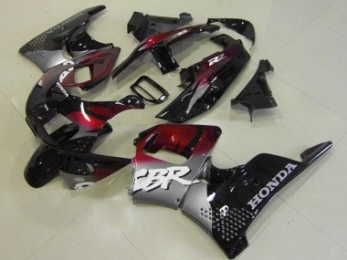 Acheter Carénages Moto Honda CBR900RR 893 1996-1997 - Argent Rouge Marron Noir Brillant