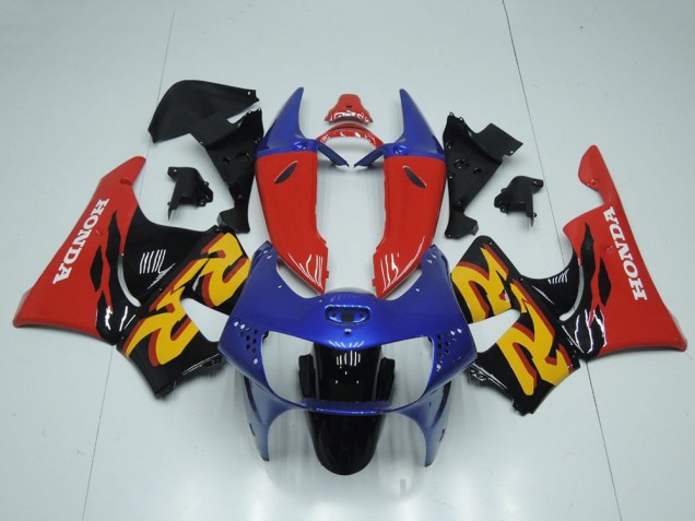 Carénage Moto Honda CBR900RR 919 1998-1999 - Rouge Bleu Noir Brillant